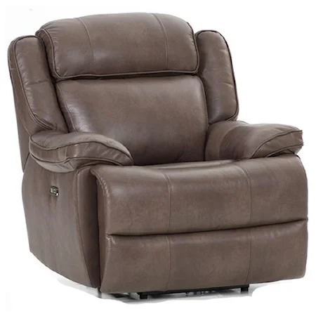Casual Dual Power Recliner with Power Headrest and USB Port